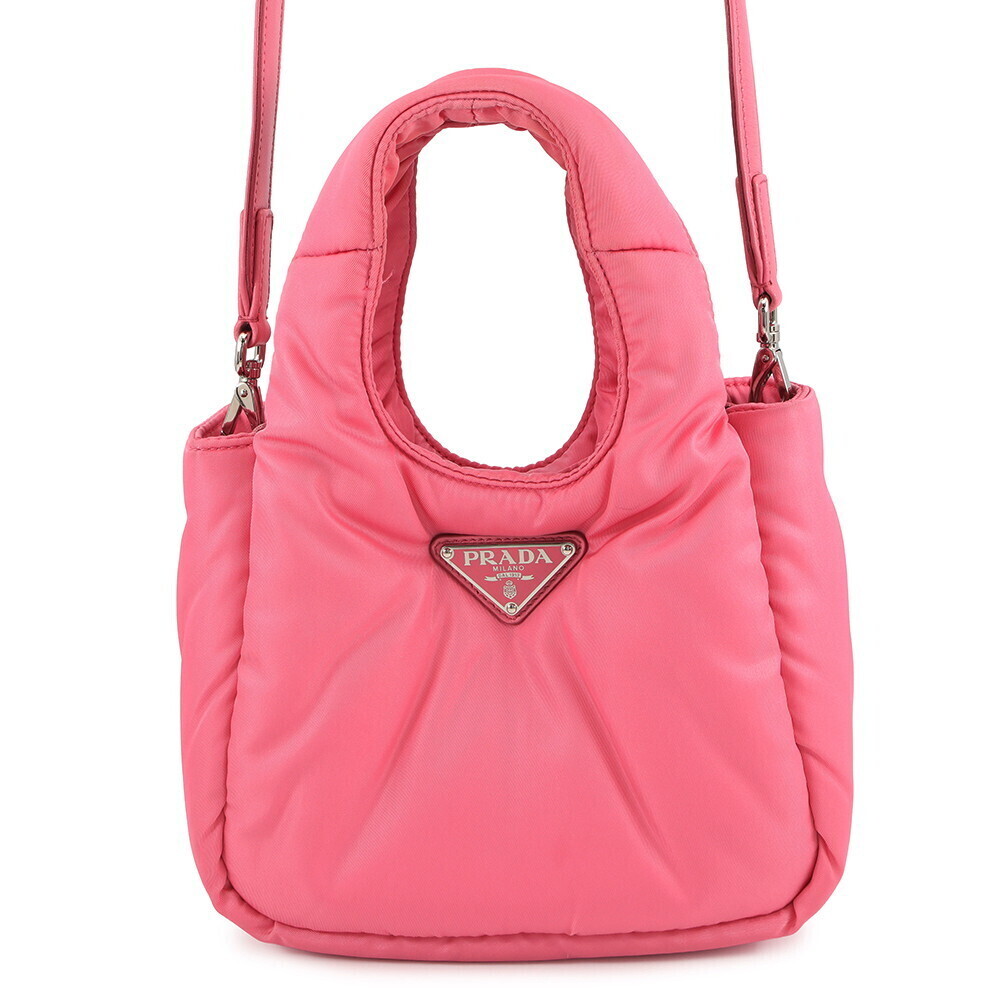 Prada Handbag Triangle Logo Bag